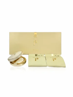 BỘ PHẤN NƯỚC THE HISTORY OF WHOO LUXURY GOLDEN CUSHION GLOW SPECIAL SET – LỚP NỀN HOÀNG CUNG CĂNG BÓNG THƯỢNG HẠNG