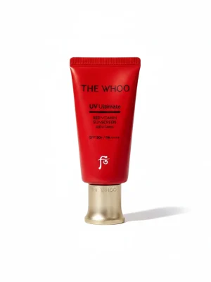 KEM CHỐNG NẮNG THE WHOO UV ULTIMATE RED VITAMIN SUNSCREEN SPF 50+ / PA++++ – GIẢI PHÁP CHỐNG NẮNG DƯỠNG SÁNG VÀ TRẺ HÓA TOÀN DIỆN